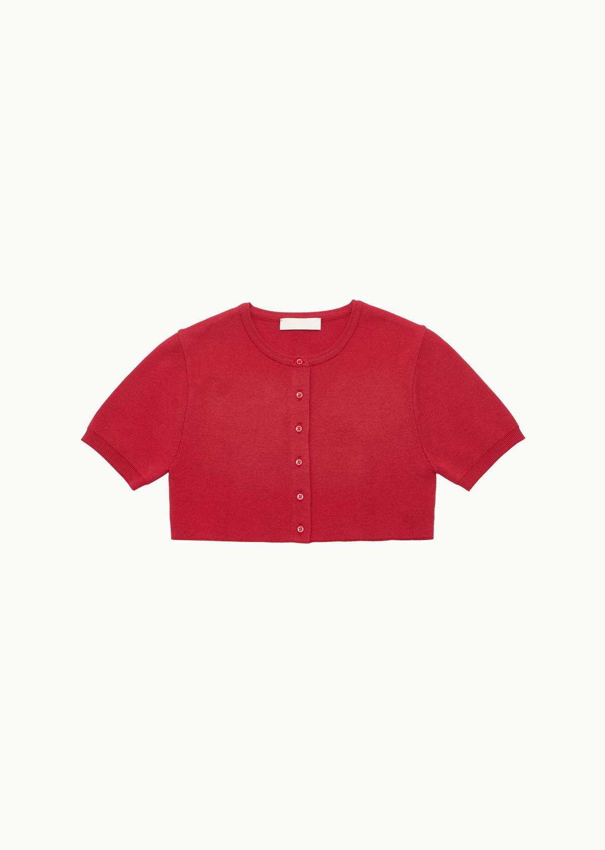 トップス AMOMENTO crop button cardigan set Amomento Crop Button Cardigan Set Dark Brown – Dr. Adams