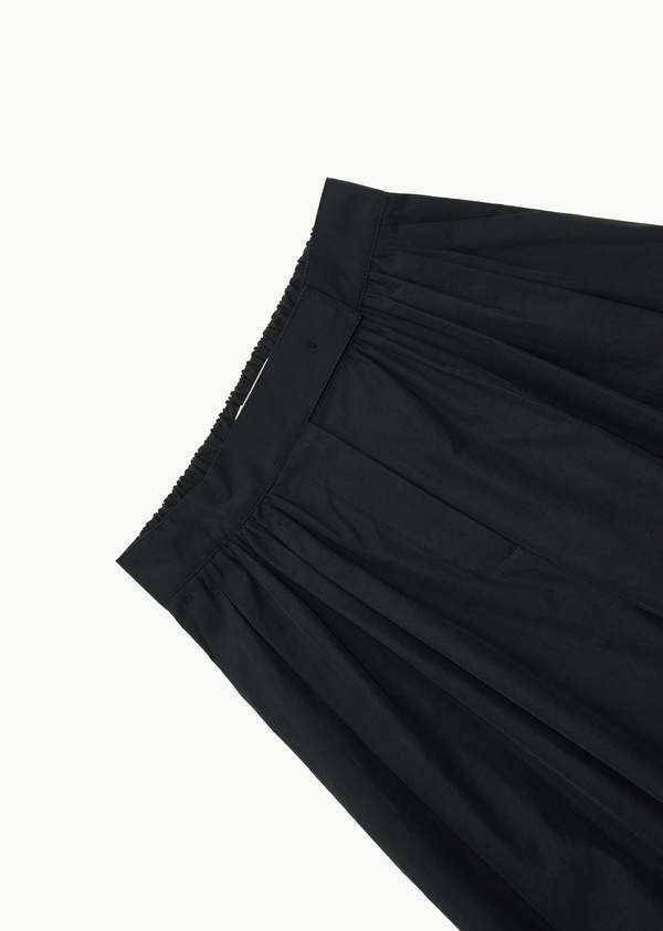 AMOMENTO SHIRRING BANDING PANTS - LIGHT GREY/BLACK | Garmentory
