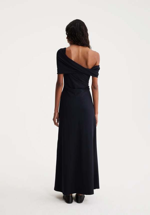 modern prom dresses Modern Long Black Strapless Satin Fabulous Prom Dresses With Split