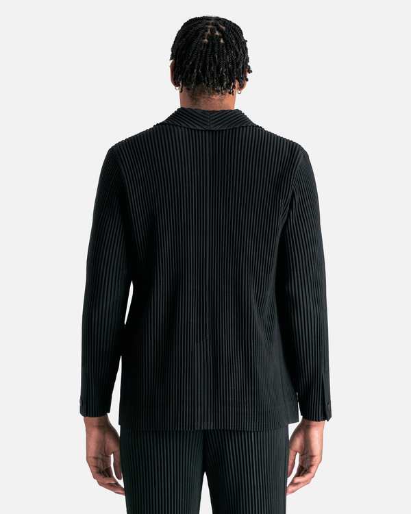 HOMME PLISSE ISSEY MIYAKE Basics Blazer - Black | Garmentory