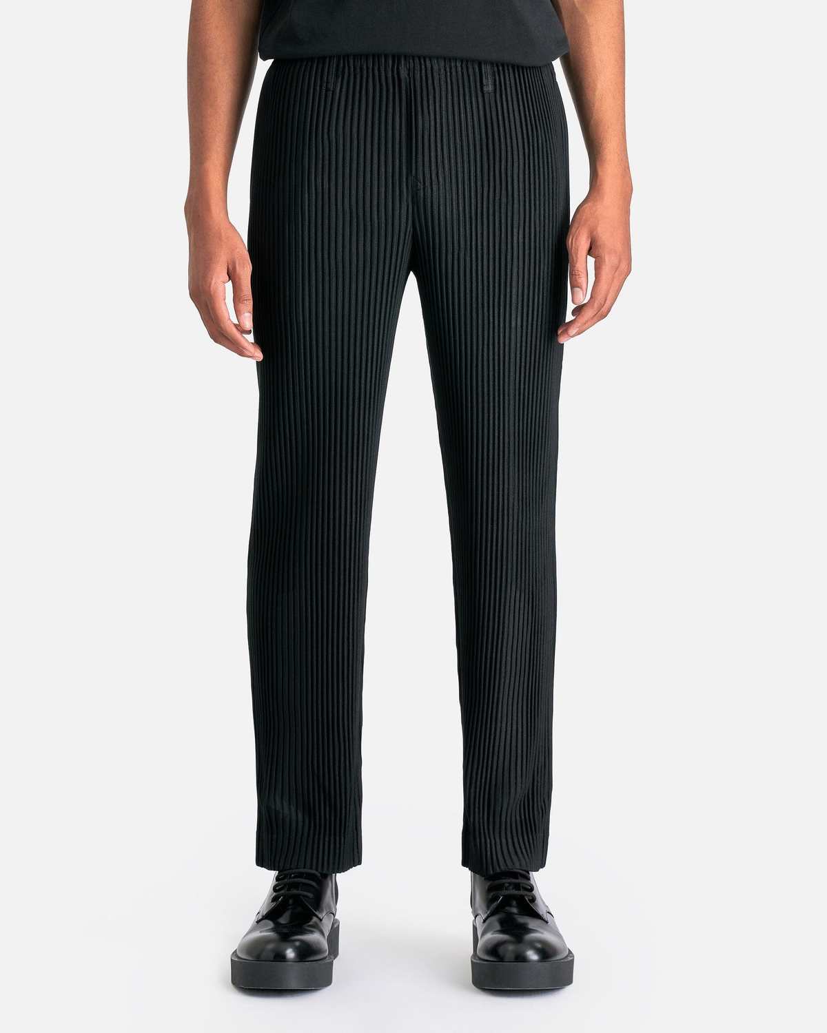 Issey Miyake Tailored Pleats 1 Trousers - Black | Garmentory