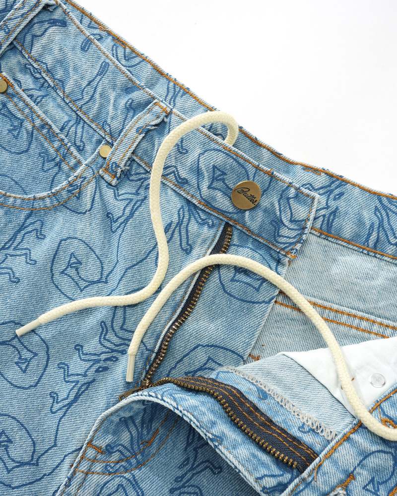 Butter Goods Scorpion Denim Shorts - Washed Indigo | Garmentory