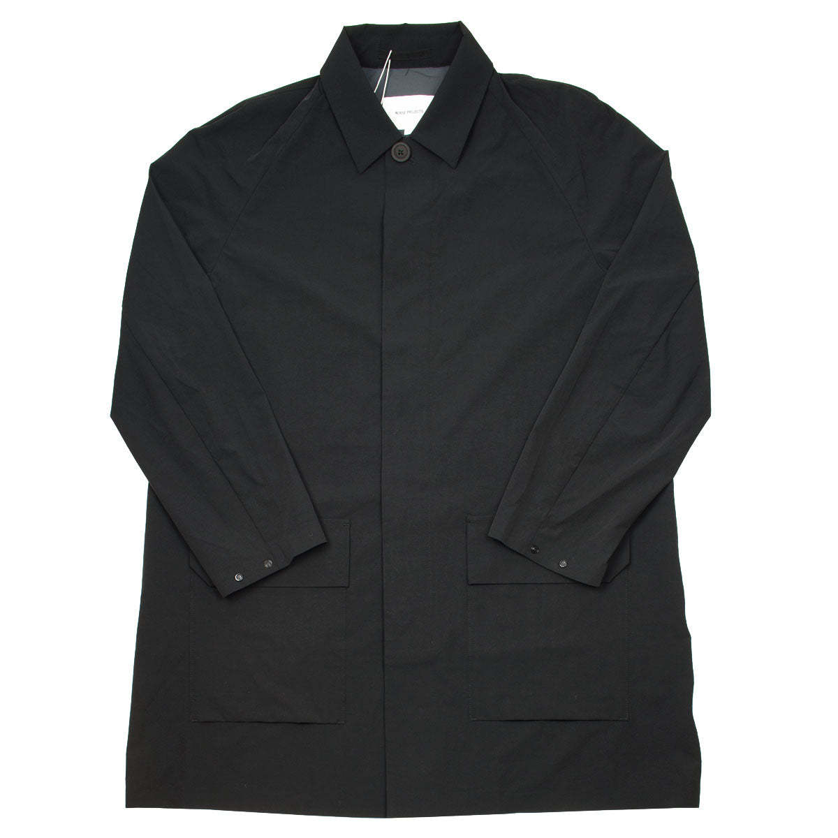 Norse Projects Vargo Travel Light Raglan Mac - Black - Image 1 of 10