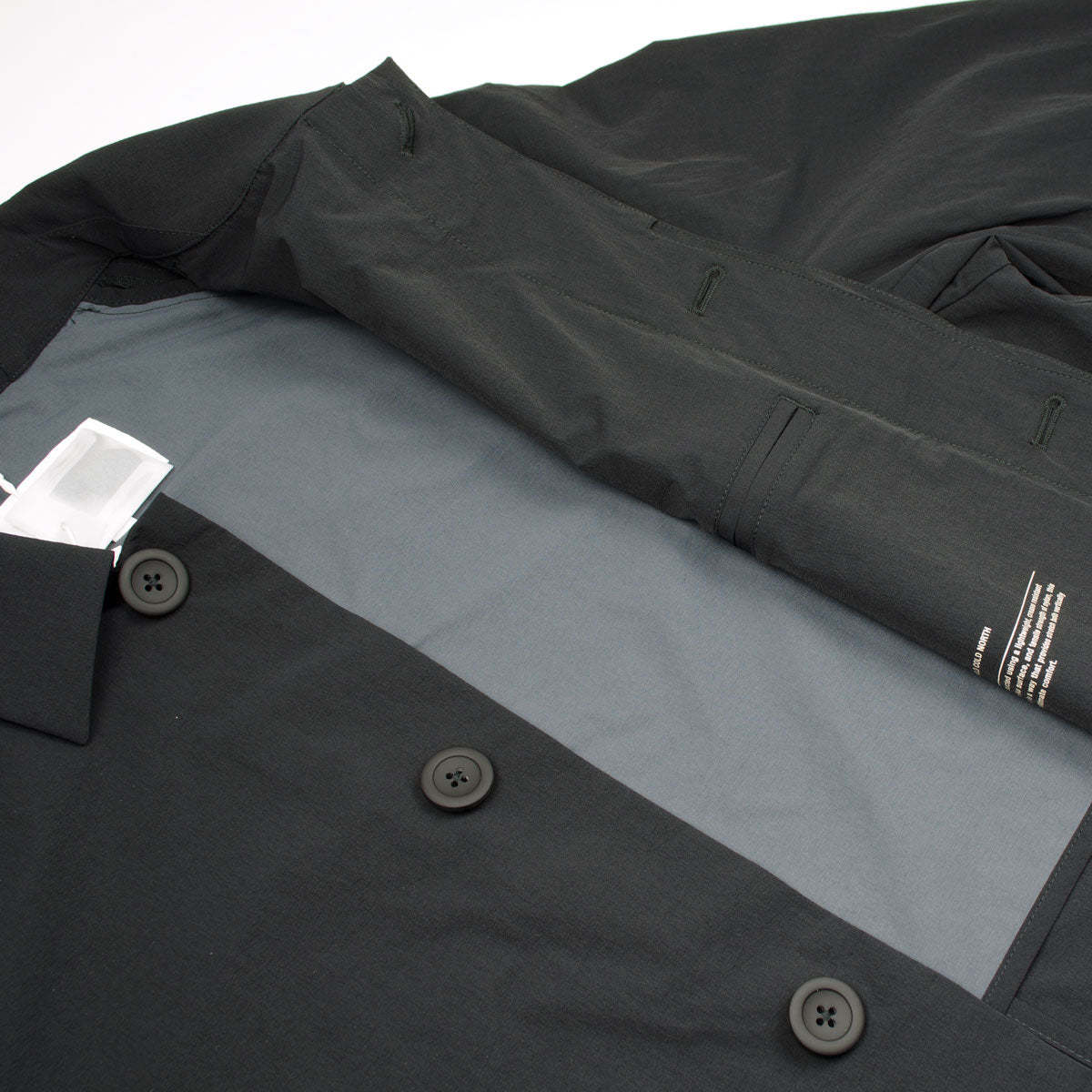 Norse Projects Vargo Travel Light Raglan Mac - Black - Image 2 of 10