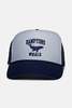 Blue&Cream Hamptons Whale Trucker Hat - White/Navy - Thumbnail 1