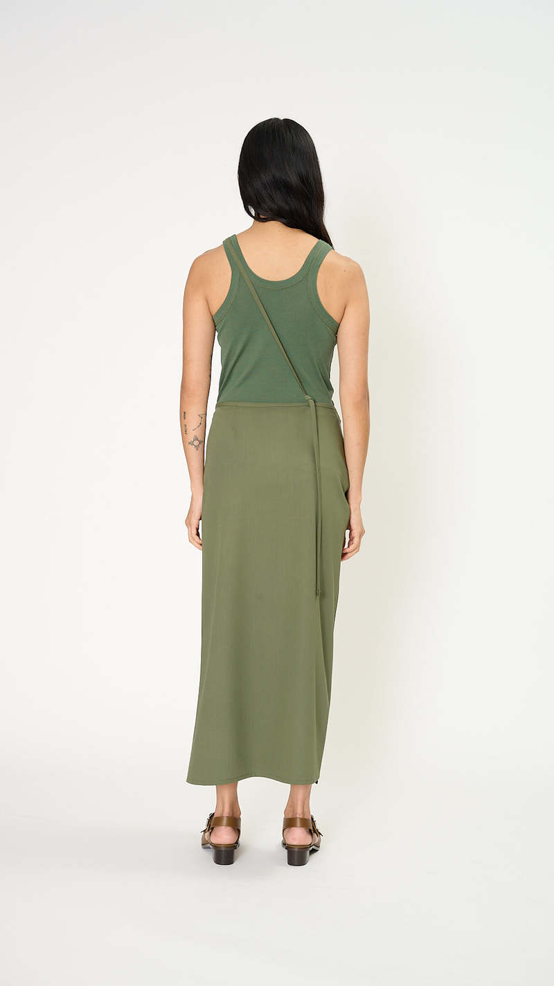 Lemaire Light Tailored Skirt - Smoky Green | Garmentory