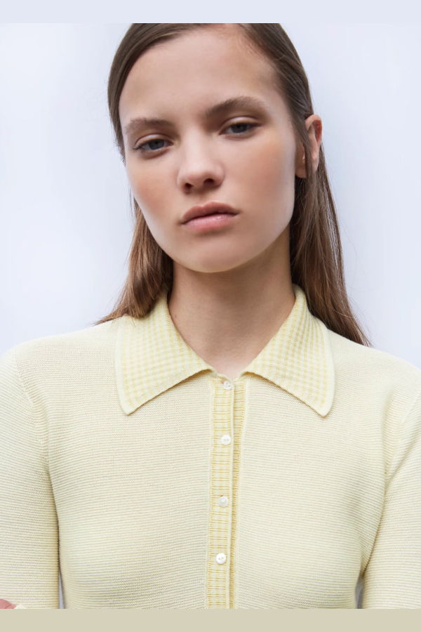Molli Adam Polo Pullover - Yellow