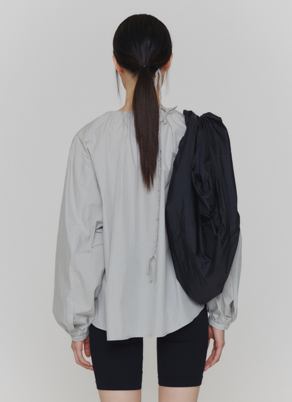 ★早期完売★AMOMENTO★SHIRRING TOTE BAG★送料・関税込★ Amomento Shirring Bag in Black | Parallel