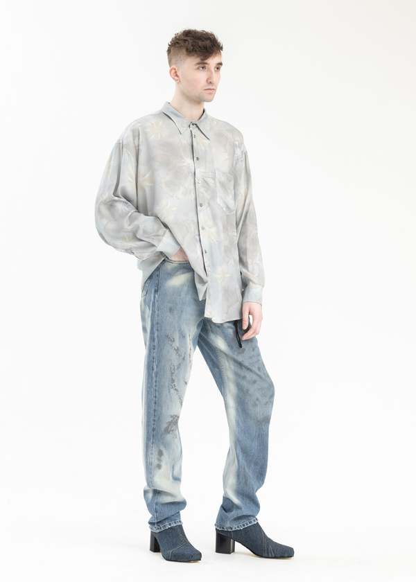 Magliano PALE TWISTED SHIRT - PALE BLUE