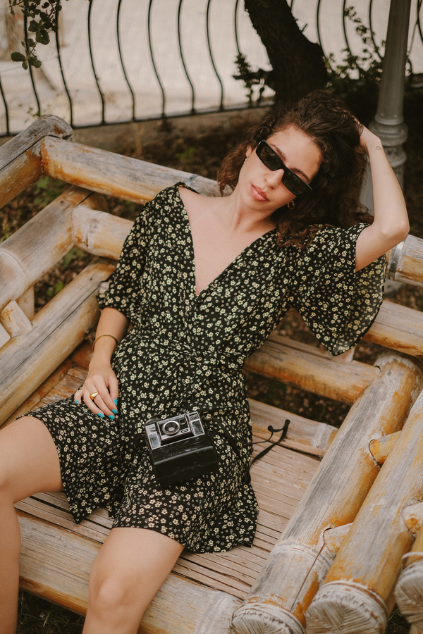 black mini dress canada Carabella Black High-Neck Short-Sleeve Mini Dress – Club L London