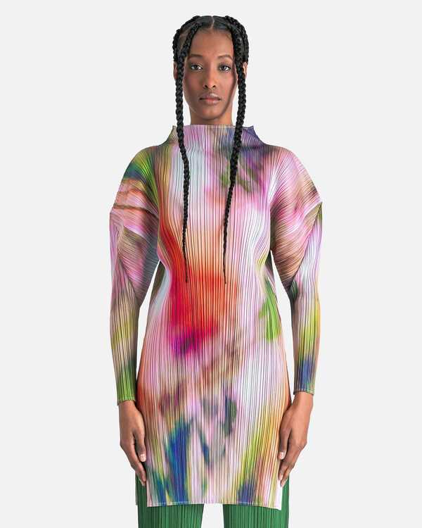 Pleats Please by Issey Miyake Turnip & Spinach Tunic - Turnip