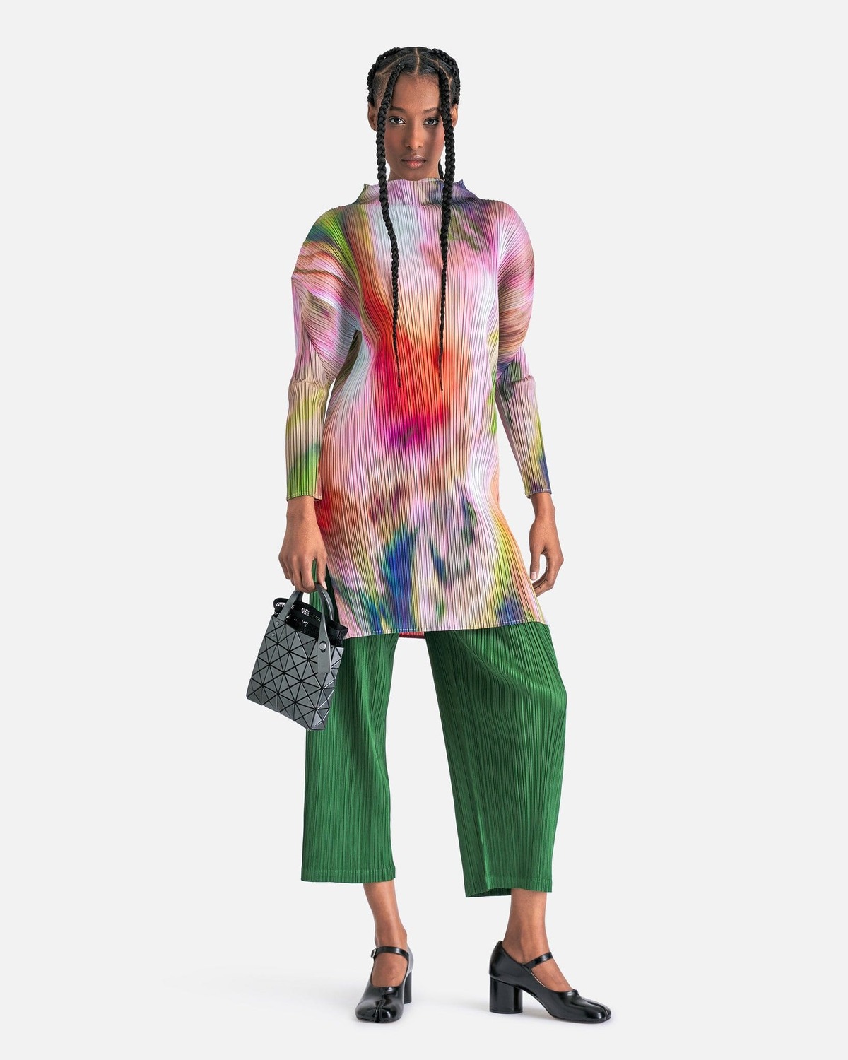 Pleats Please by Issey Miyake Turnip & Spinach Tunic - Turnip