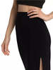 Norma Kamali Side Slit Long Skirt - Black - Thumbnail 5