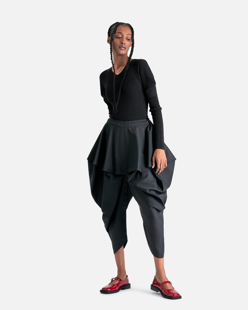 Issey Miyake Bubble Solid Pants - Black | Garmentory