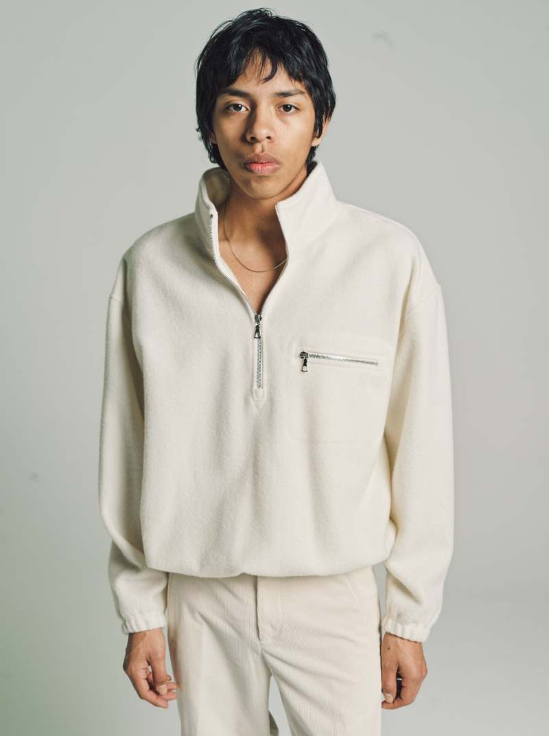 Rier Wool Fleece - Ivory | Garmentory