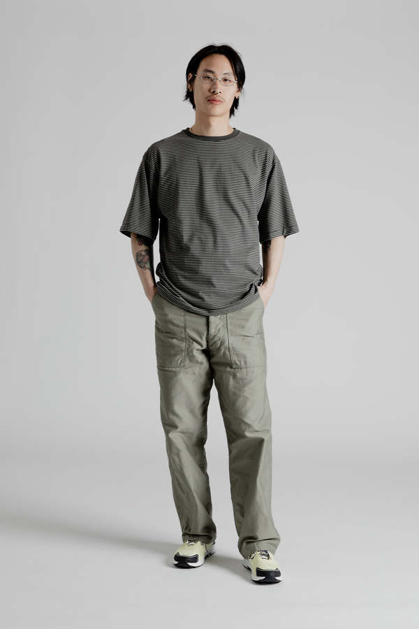 KAPTAIN SUNSHINE Finx Cotton Baker Pants - Green | Garmentory