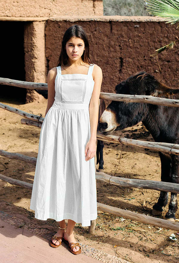 chartreuse dress wedding guest Tilley Cross Front Maxi Dress main image 0