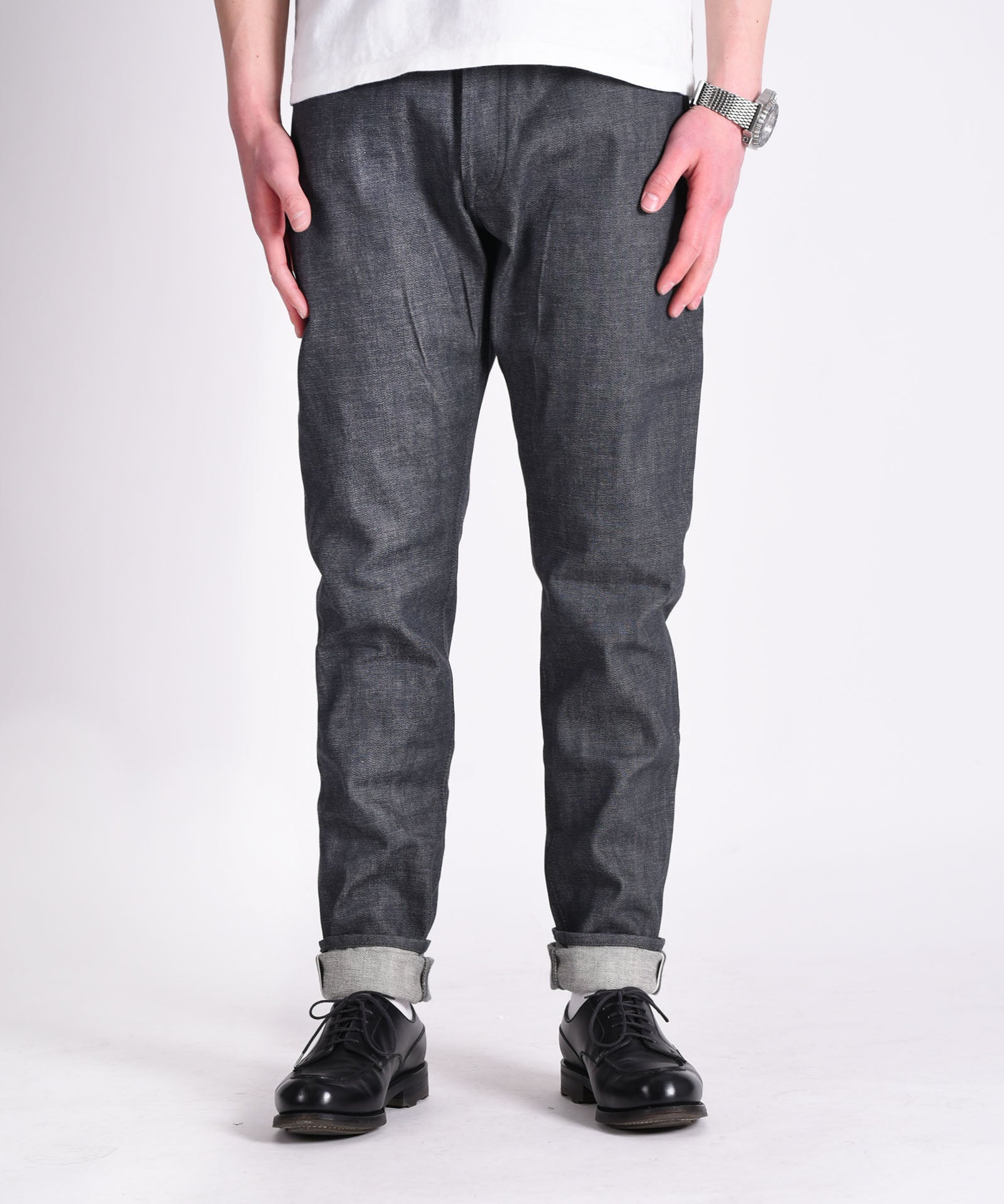 Momotaro Jeans Momo 14oz Selvedge Denim - Grey | Garmentory