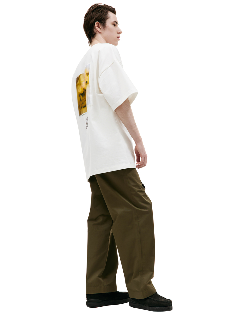 OAMC Stillest T-shirt With Silk Patch | Garmentory