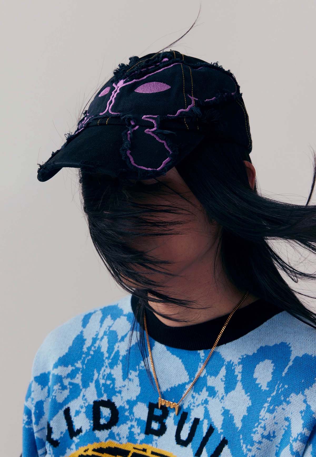 帽子 P.A.M. perks And Mini Alien kiss cap Perks and Mini Alien Kiss Cap - Navy | Garmentory