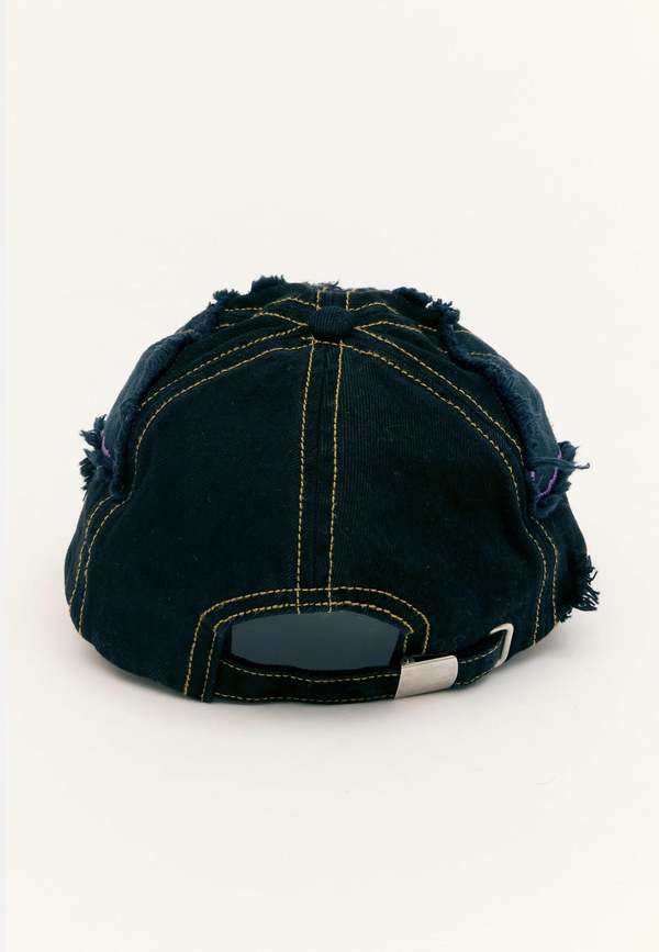 帽子 P.A.M. perks And Mini Alien kiss cap Perks and Mini Alien Kiss Baseball Cap - Denim | Garmentory