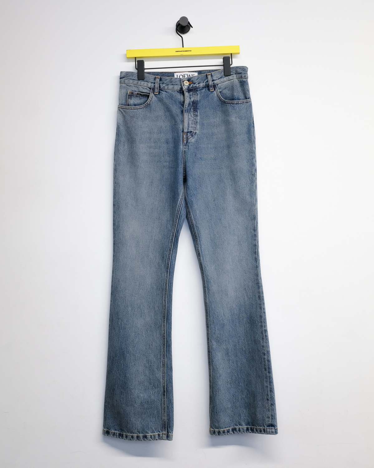 LOEWE Bootleg Jeans - Washed Denim | Garmentory