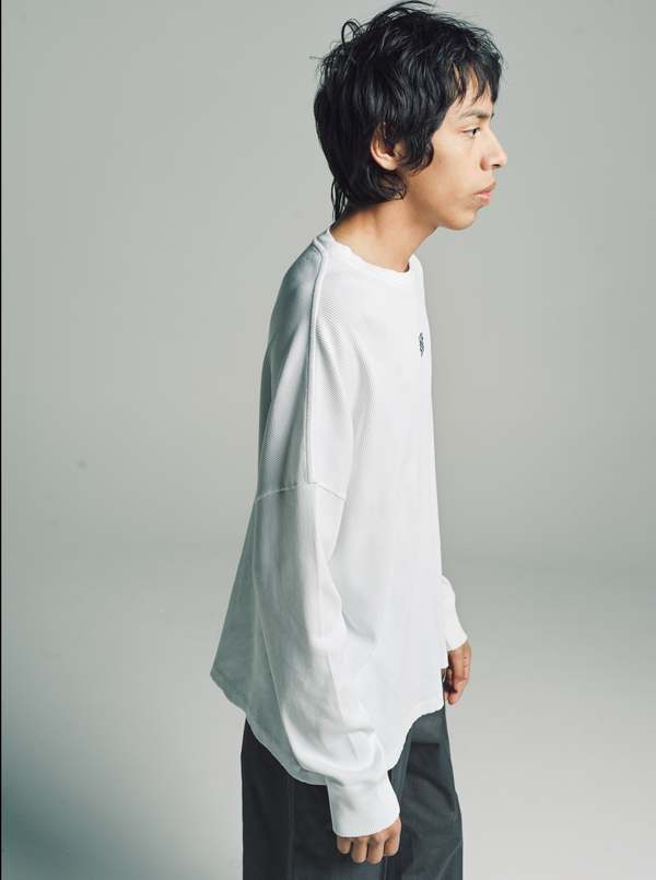 LOEWE Oversized Fit Long Sleeve T-shirt - White | Garmentory