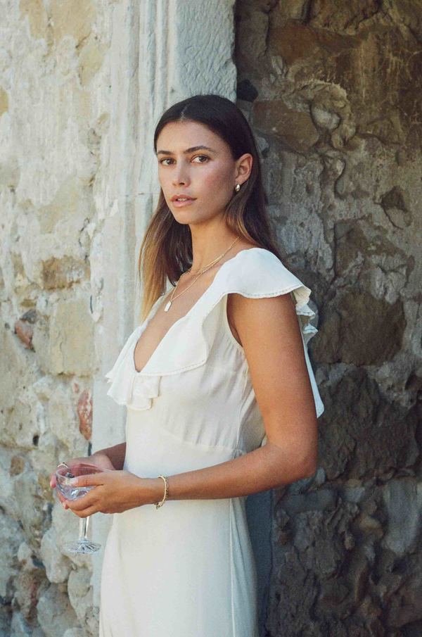 Merritt Charles Florence Dress - Ivory