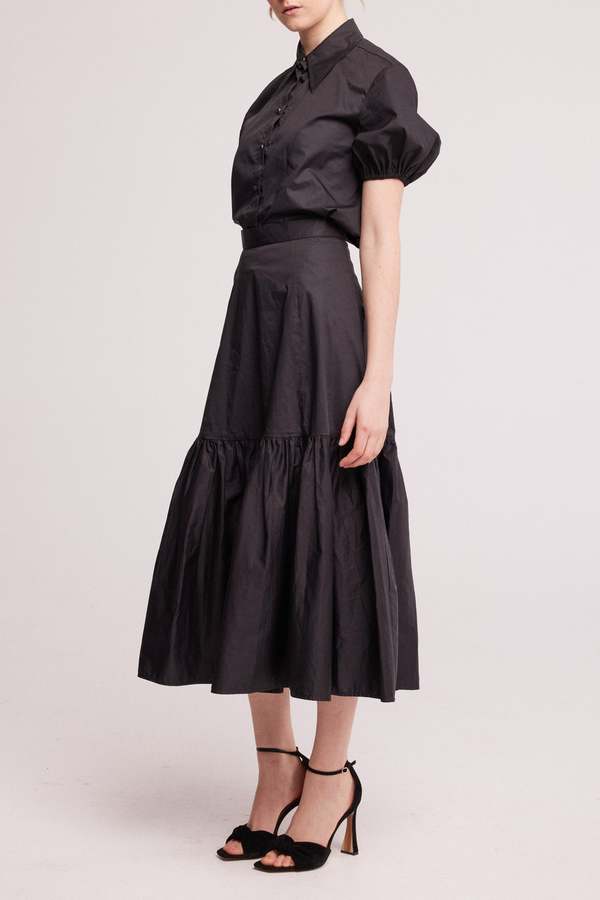 baaby Puff Sleeve Shirt - Black