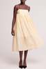 baaby Silk Linen Floating Dress - Lemon Yellow - Thumbnail 1