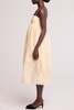 baaby Silk Linen Floating Dress - Lemon Yellow - Thumbnail 3