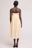 baaby Silk Linen Floating Dress - Lemon Yellow - Thumbnail 6