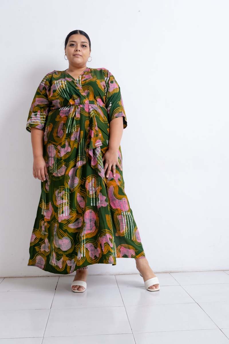 Osei-Duro Letsa Wrap Dress - Waters
