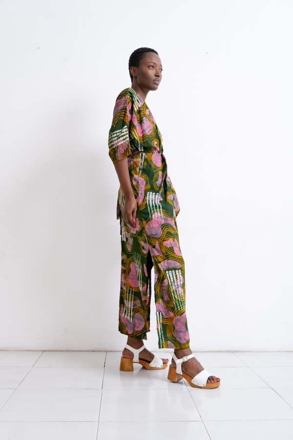 Osei-Duro Letsa Wrap Dress - Waters