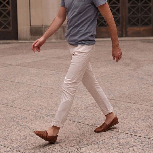 Nisolo Alejandro Woven Slip On - Woven Brandy | Garmentory display picture 1