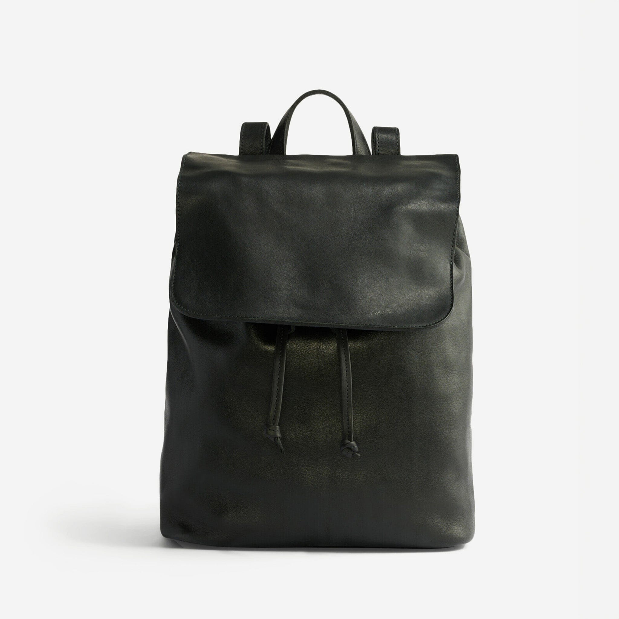 Nisolo Daniela Black Leather Drawstring Backpack Nisolo Daniela Drawstring Backpack - Black | Garmentory main image 3