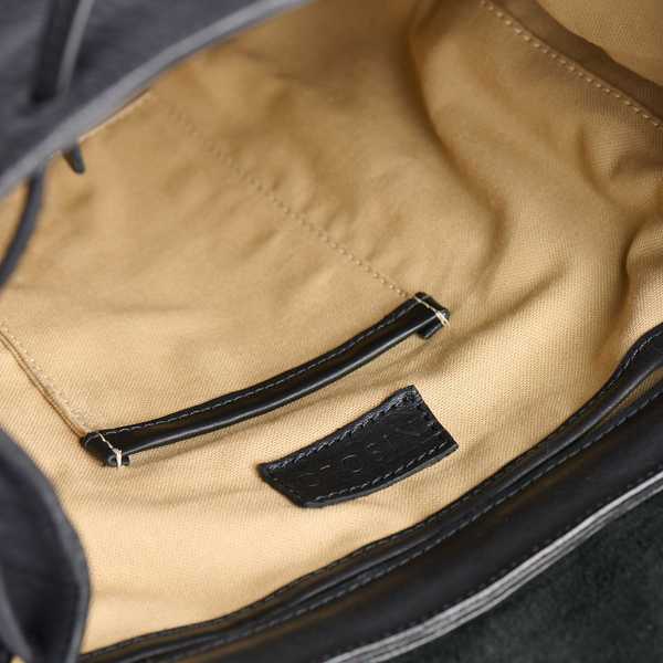 Nisolo Daniela Drawstring Backpack - Black | Garmentory display picture 1