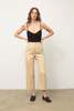 Vintage straight front Trouser - Tan - Thumbnail 1