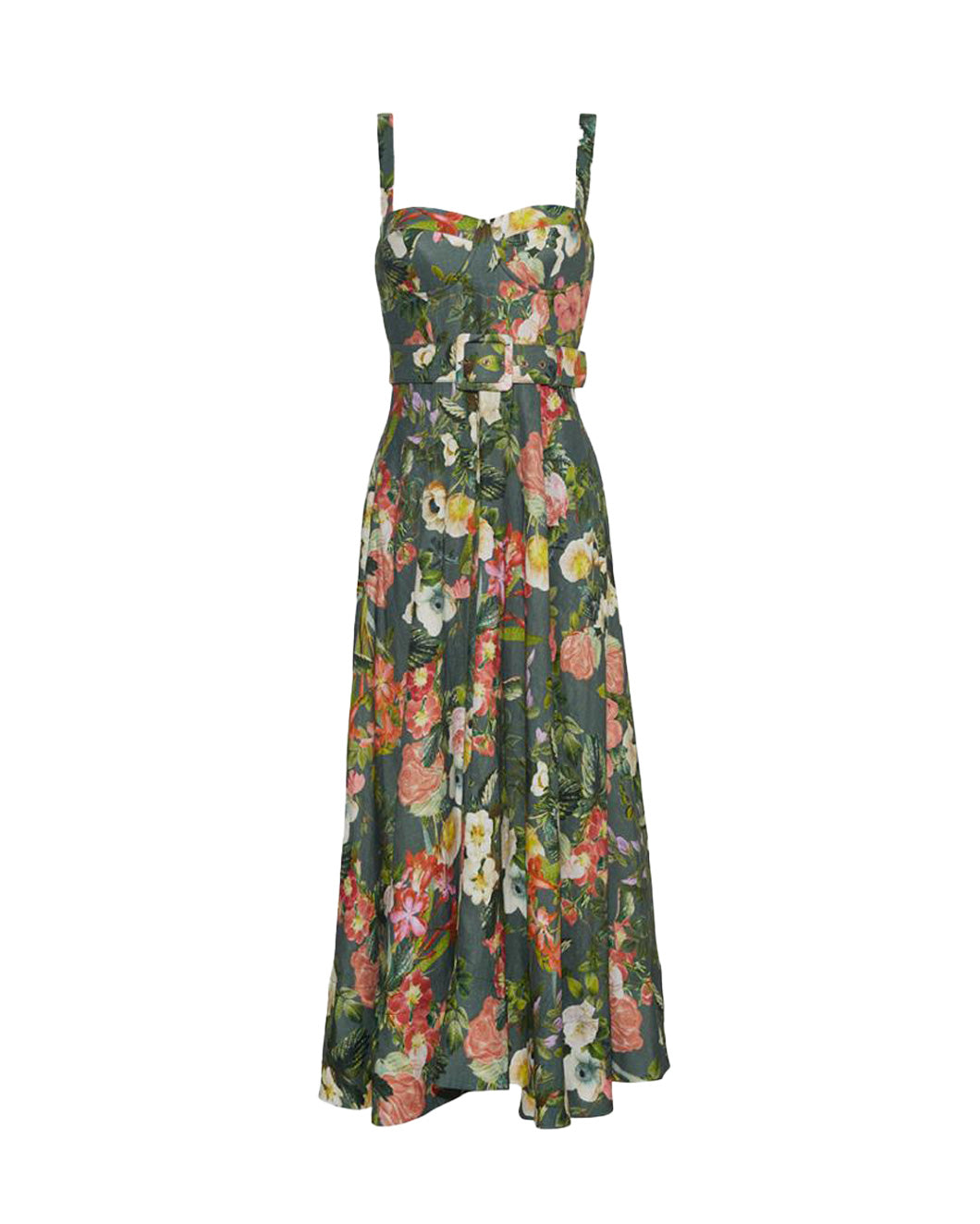 Cara Cara Calypso Dress - Olive Kingston Floral | Garmentory