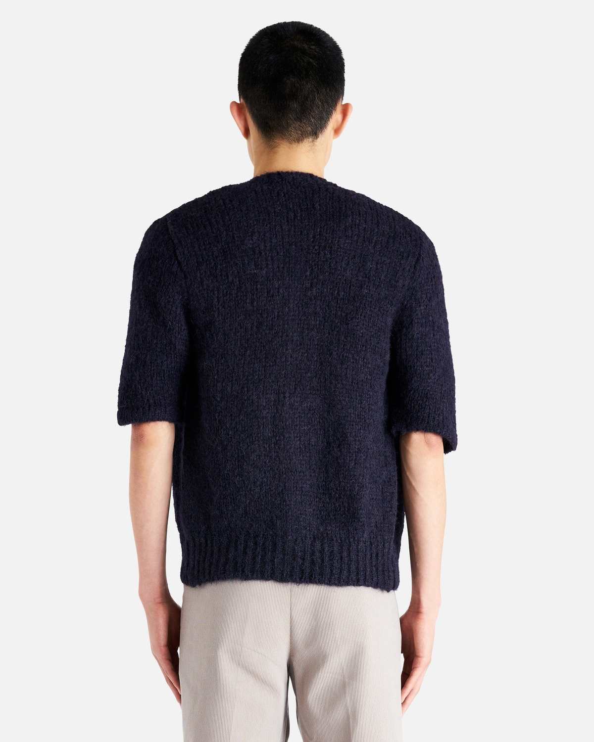 OUR LEGACY　23AW「SHRUNKEN SHORTSLEEVE」48 Our Legacy - Box Shirt Shortsleeve Black Boucle