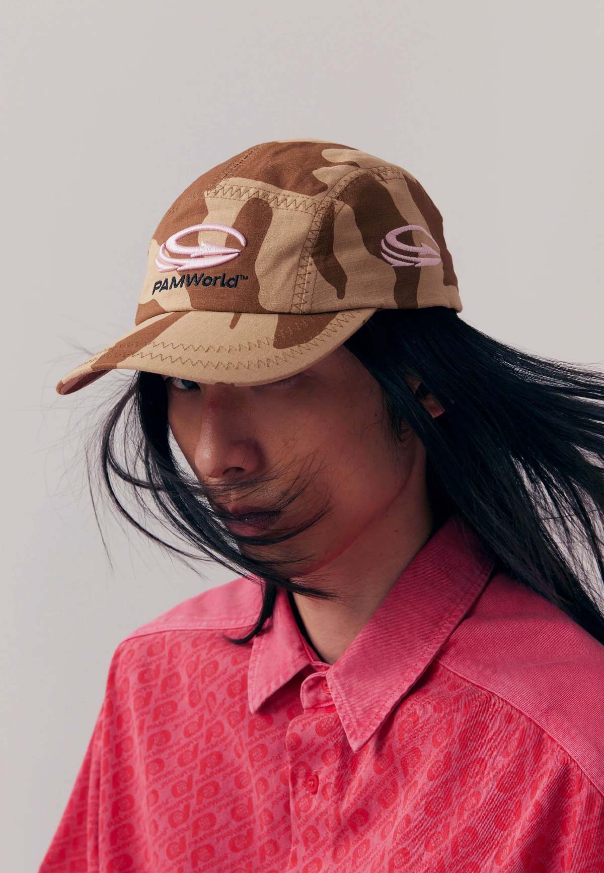 Perks and Mini P.A.M World 5 Panel Cap - Desert Camo