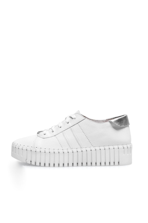 Silent D Burrel Sneakers - White/Silver