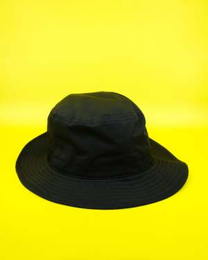 Lemaire WR Cotton Gabardine Desert Bucket Hat - Black | Garmentory Lemaire WR Cotton Gabardine Desert Bucket Hat - Black | Garmentory