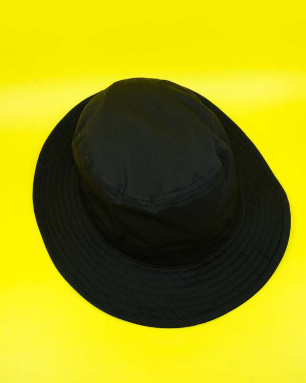 Lemaire WR Cotton Gabardine Desert Bucket Hat - Black | Garmentory