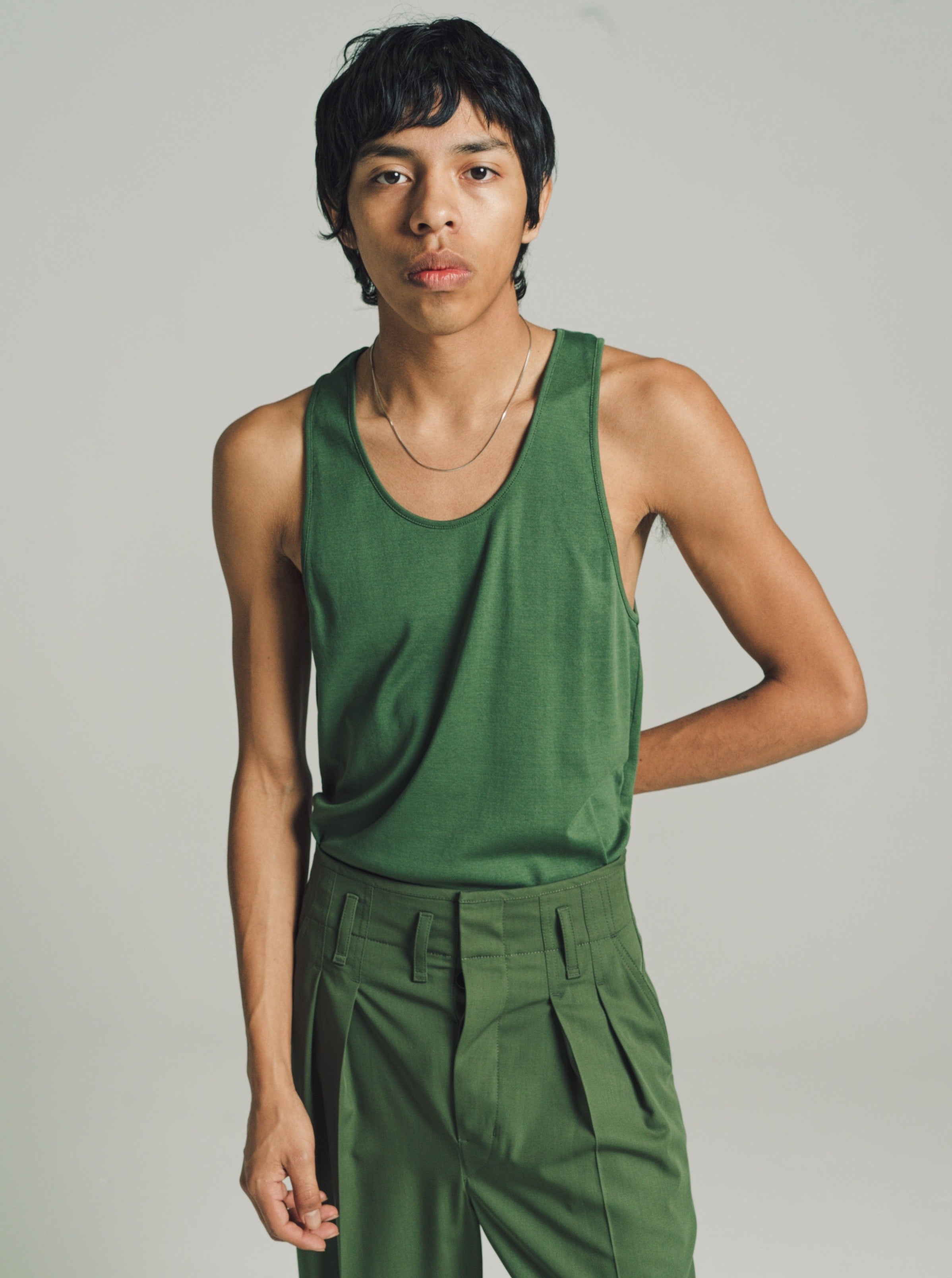 Lemaire Rib Debarduer - Smoky Green | Garmentory