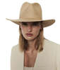 Janessa Leone Simone Hat - Sand - Thumbnail 1