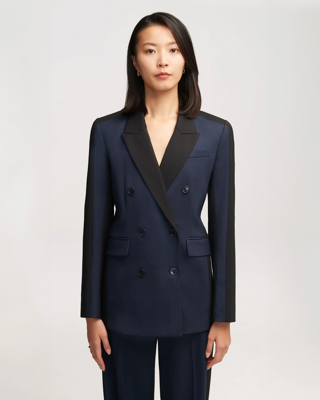 ジャケット [Premium] 2 Low Double Mega Blazer (2color) Ultra-Light Knit Two-Button Blazer