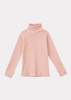 Kids Caramel Claro Turtle Neck - Redcurrant/Cream - Thumbnail 1