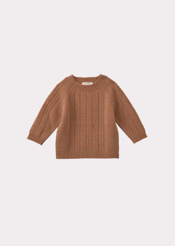 Kids Caramel Scout Jumper - Toffee Kids Caramel Scout Jumper - Toffee