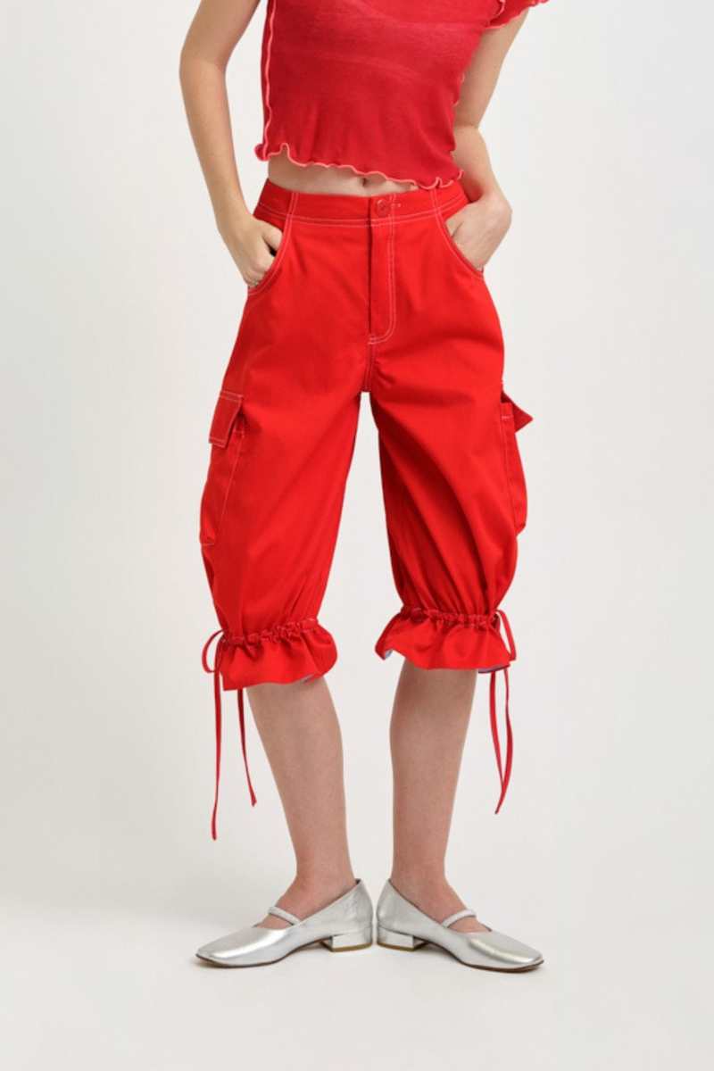 Eliza Faulkner Roxy Short - Red Twill Eliza Faulkner Roxy Short - Red Twill